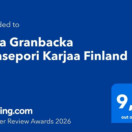 Horská chata Granbacka Raasepori Finland Karjaa